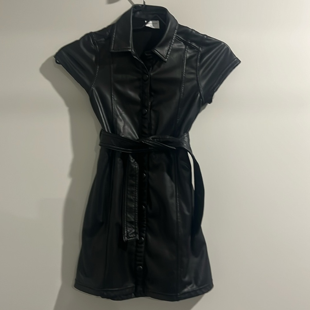 Abercrombie & Fitch Girls Faux Leather Dress